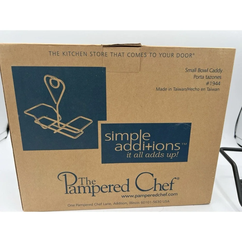 🍽️Pampered Chef Small Bowl Caddy #1944 – NIB (New in Box) – Serveware Accessory